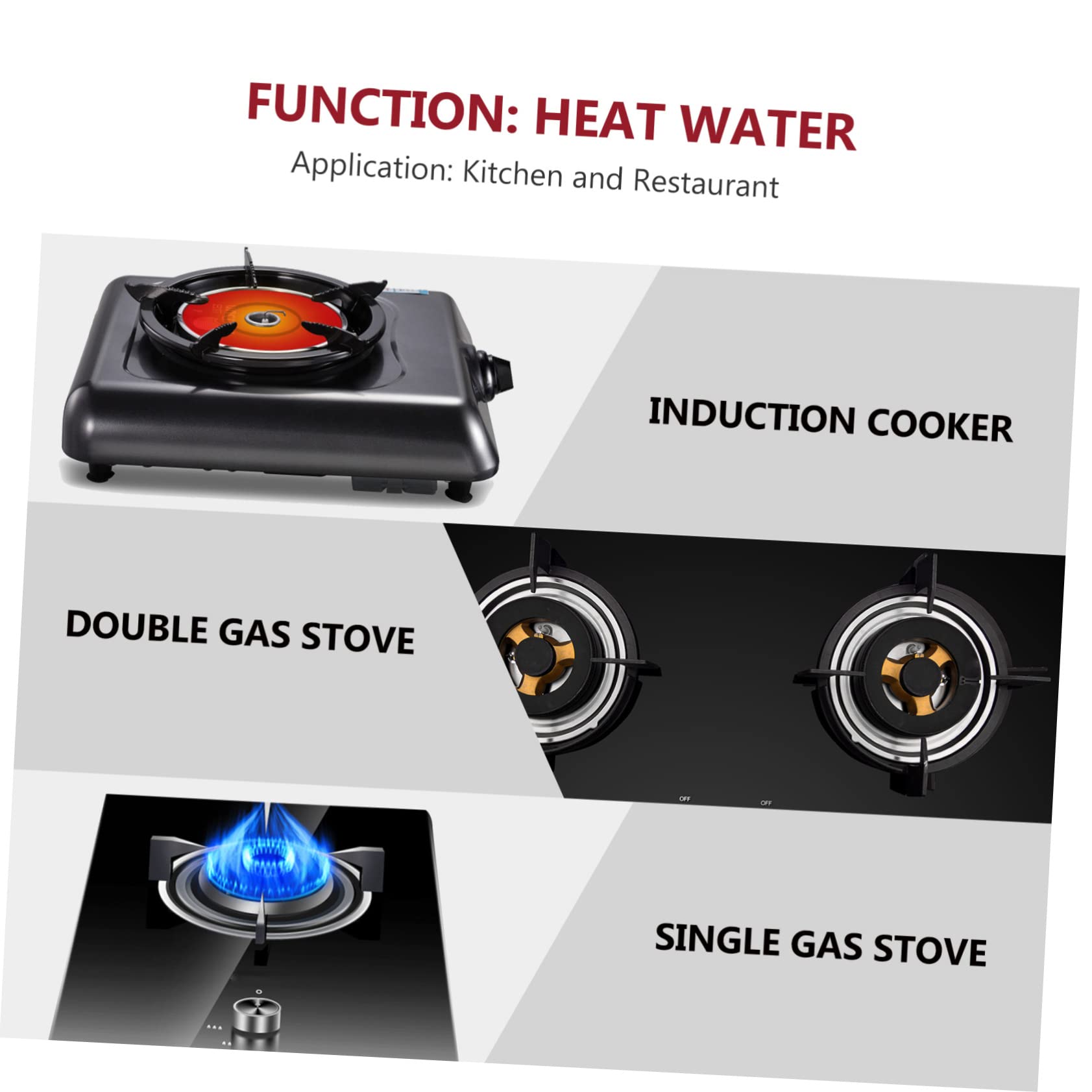 HOLIDYOYO 1pc Chirping Kettle Stovetop Loud Whistling Kettle Induction Kettle Heater Hot Water Kettle Tea Maker Kettle Classic Tea Kettle Water Heating Kettle Tea Boiler Red Stainless Steel