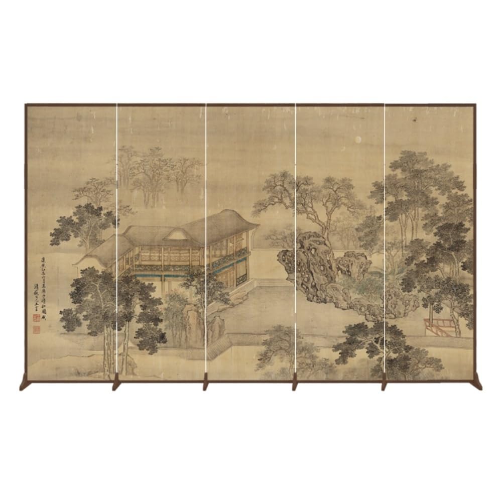 Privacy Screen Floor-standing Privacy Screen Partition Home Living Room Tea Office Decoration Foldable Background Wall Room Divider