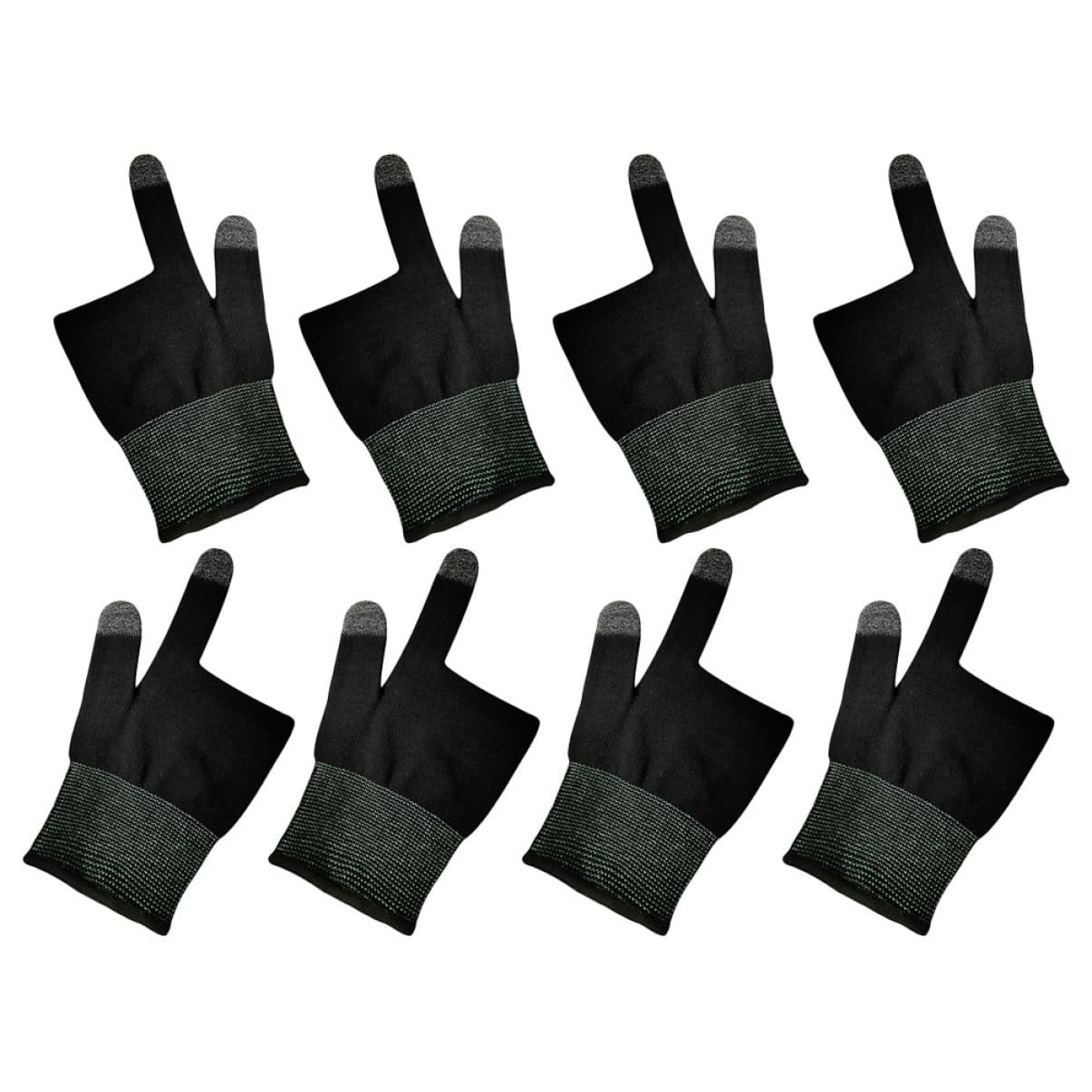 POPETPOP 4 Pairs Touchscreen Finger Sleeves Gloves: Gaming Breathable Gloves for Winter Cycling Climbing Billiards