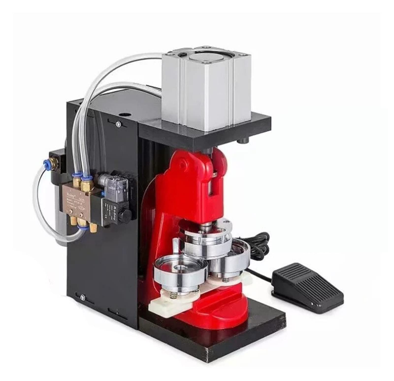 NGTFDCP Badge Machine, Badge Making Machine 58MM Pin Button Press Cutter 800 Pieces/Hour DIY Crafts