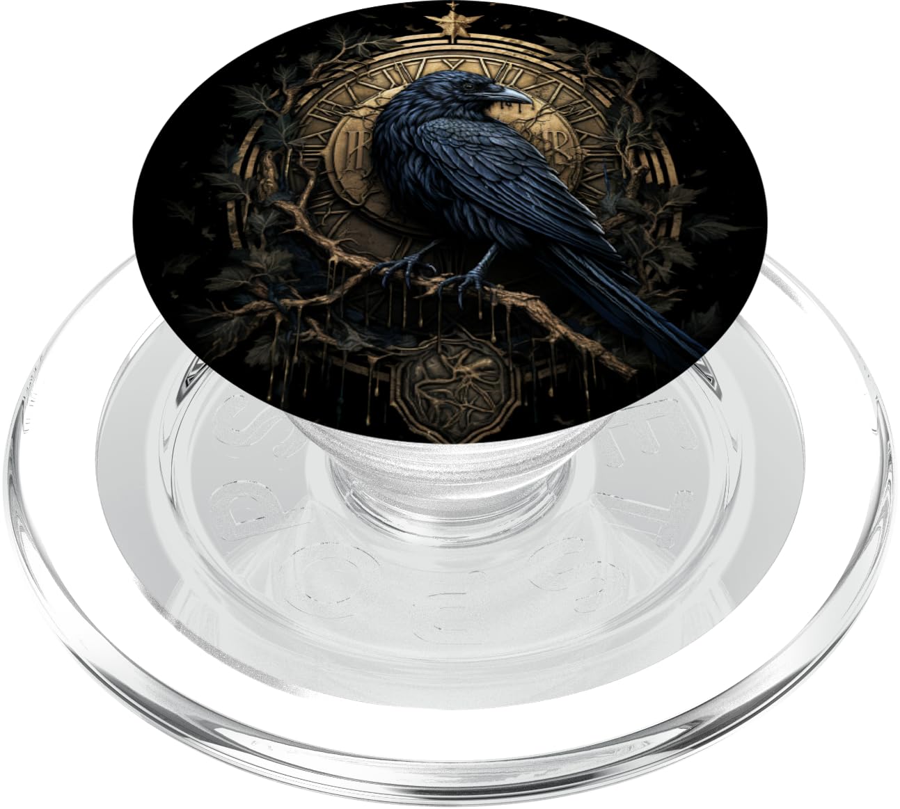 Odin Raven Norse Scandinavian Pride Norsemen Viking PopSockets PopGrip for MagSafe