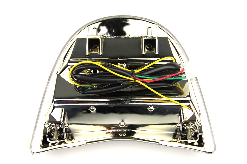 aVDB-moto Luces de freno LED con intermitentes integrados Compatible con Cbr 954/900 RR 2002/2003 (Tintado)