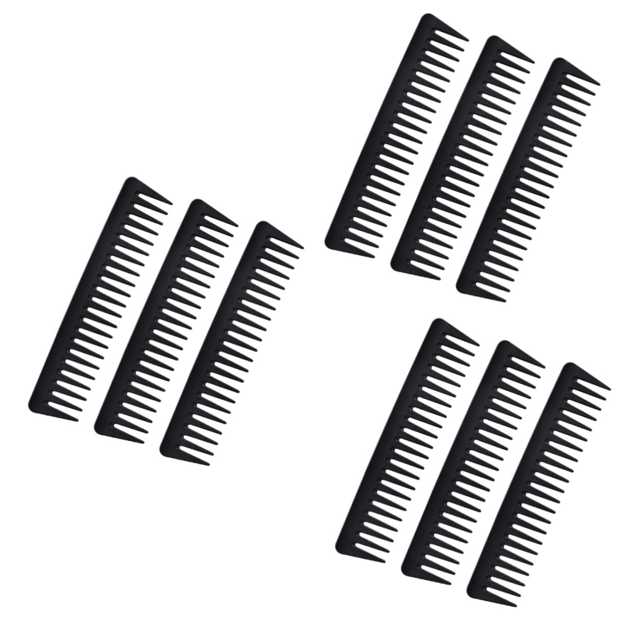 MAGICLULU 9piezas Peines De Pelo Retro Para Estilismo Profesional Peines Antiestáticos Para Cabello Húmedo y Seco Para Hombres Salones y Personal