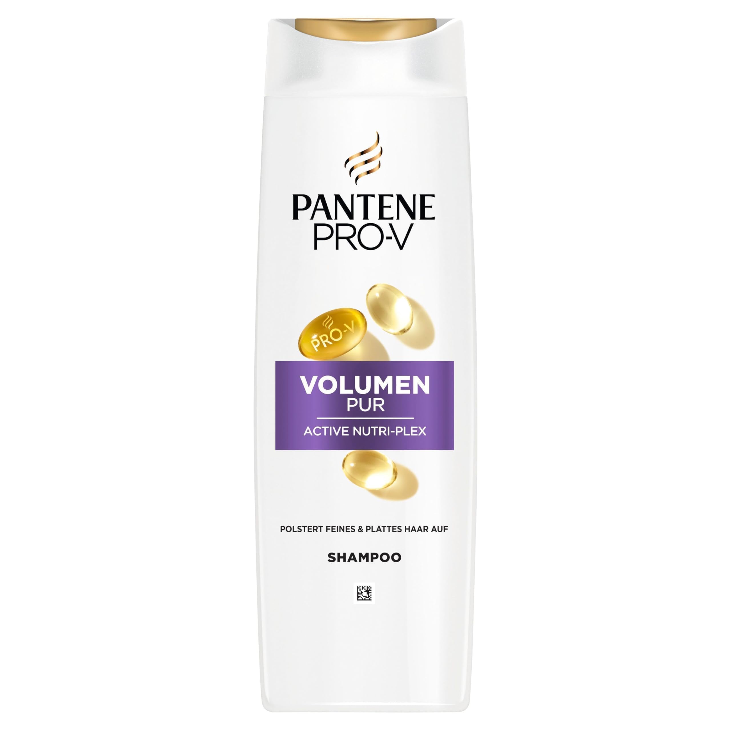Pantene Pro-V Volumen Pur Shampoo 6x300ml für Feines, Plattes Haar, Reinigt Sanft und Schützt die Haarbindungen, Ohne Silikone, Mineralöle und Farbstoffe, Active Nutri-Plex Technologie