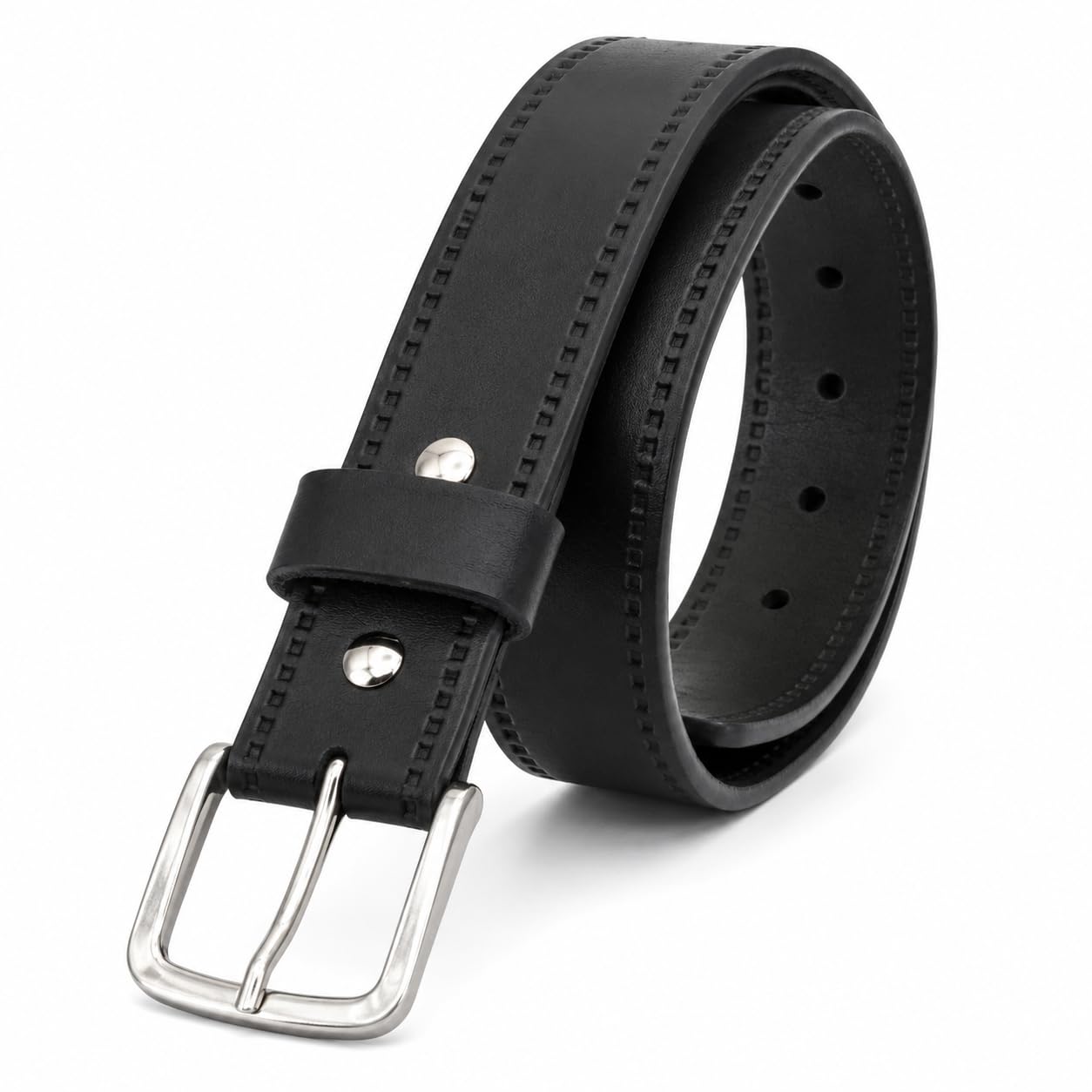 Streeze 24mm Cinturón de Piel Auténtica para Niño. Tallas de cinturón de 36 cm. a 76cm. cintura