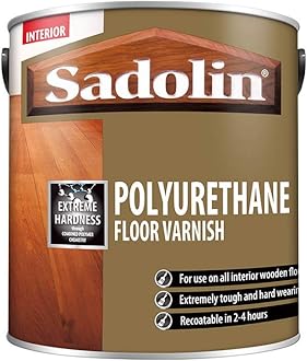 Sadolin Polyurethane Floor Varnish 2.5 litre Gloss