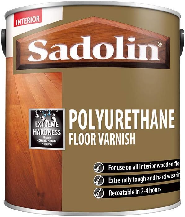 Sadolin Polyurethane Floor Varnish Clear Gloss 2.5 L