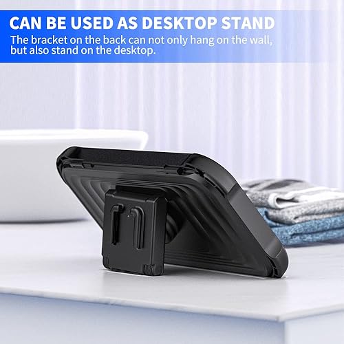 Miniatura 7 de cymtkbr Soporte de teléfono de ducha impermeable, soporte giratorio de 480 para teléfono de pared con pantalla táctil HD Guardian de hasta 7