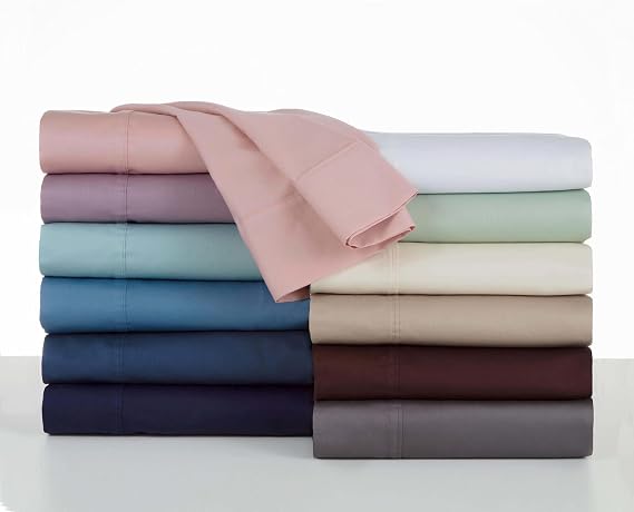 Solid Color 300 Thread Count Queen Shadow Sheet Set