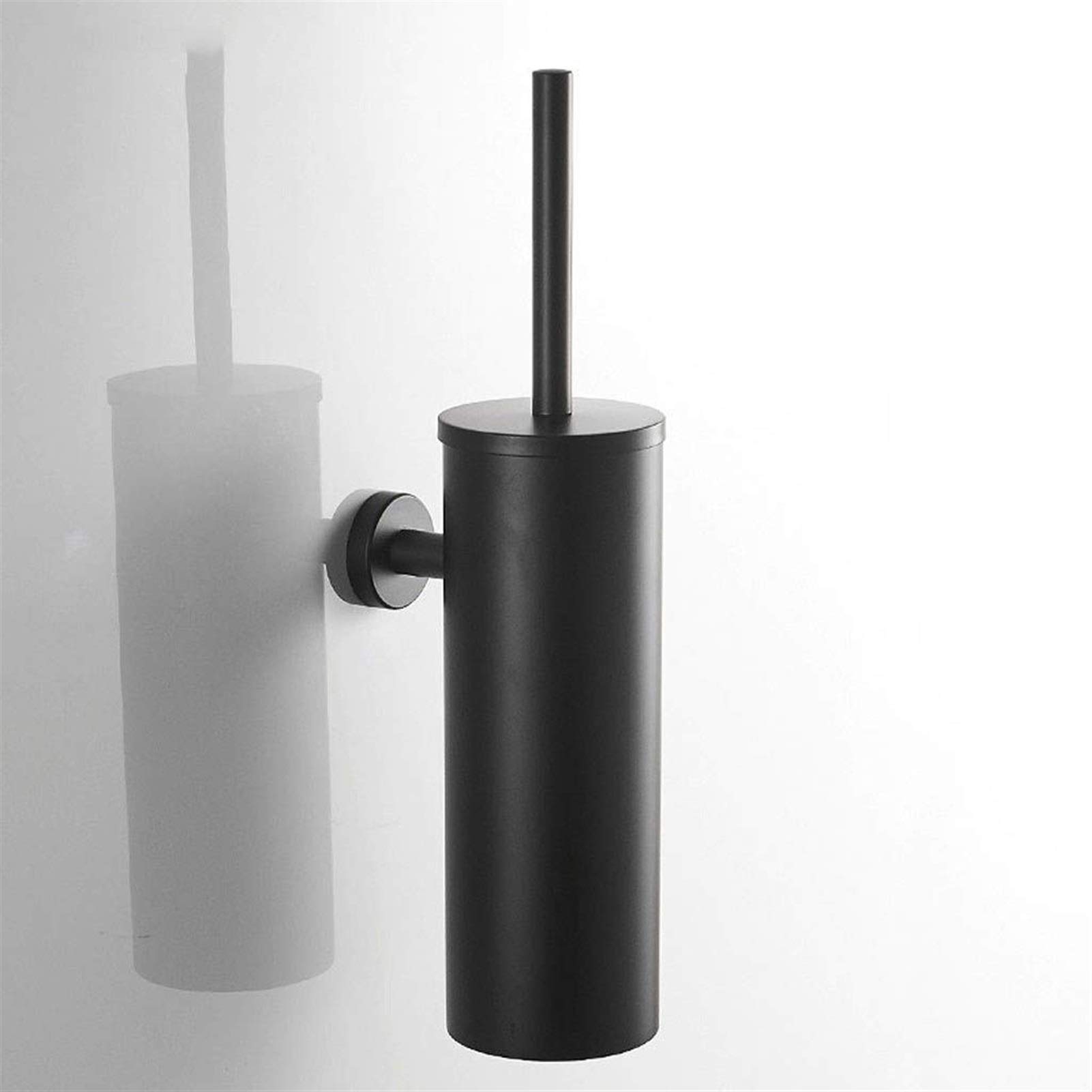 Escobilla Baño/Escobilla y Portaescobillas de Baño Pincel y soporte de acero inoxidable de acero inoxidable 304, cepillo de tazón de inodoro para baño inodoro-moderno, ahorro de espacio, robusto, pinc