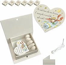 Regalami. Shop 6 Magnets with Ribbon Box and Gift Box Small Prince Favour for Christening, Communion, Party, Gift (6 Magnets)