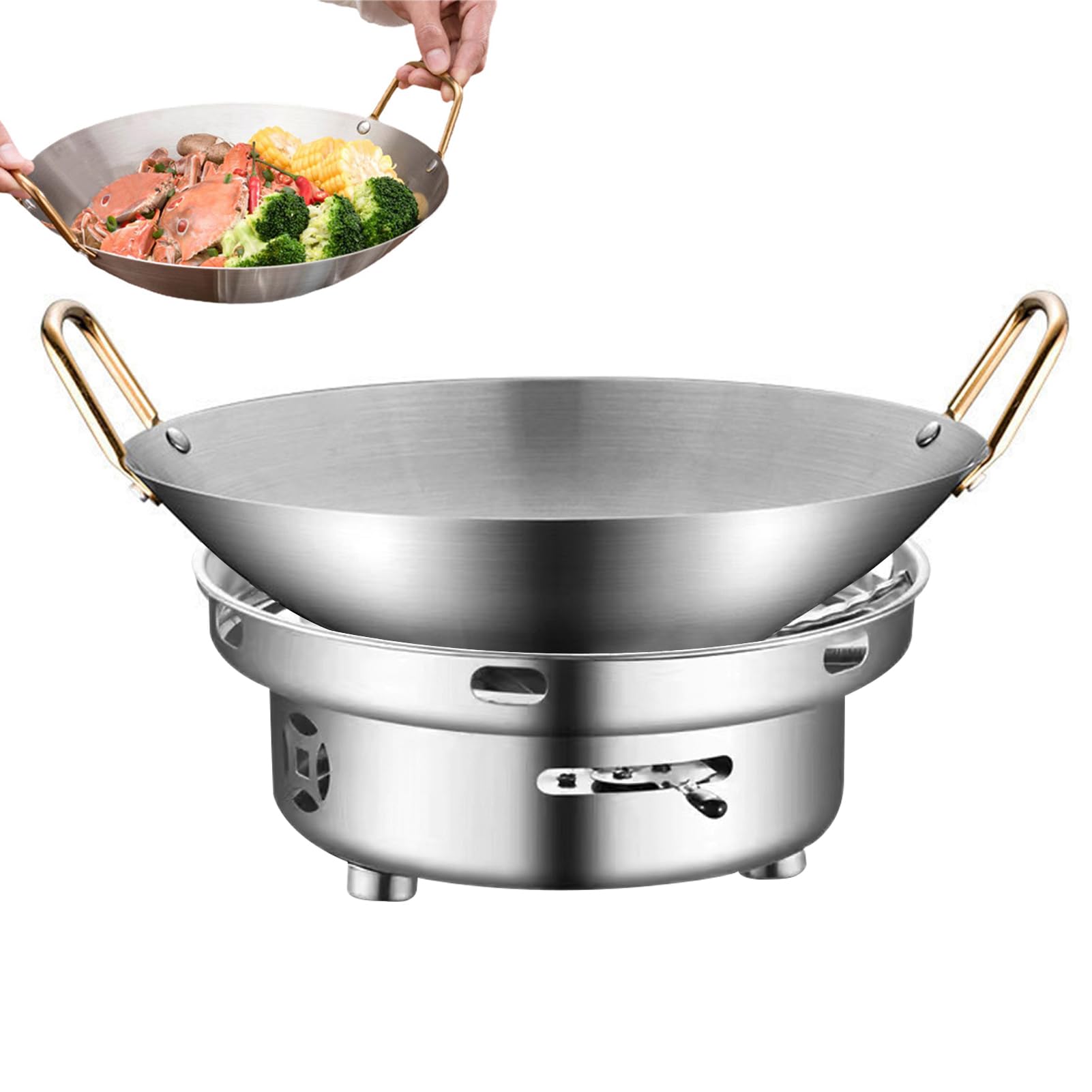 103b/ 4セット 新品 天然木製卓上コンロ2way プロ用 一人鍋　固形燃料 103b/ 4セット 新品 天然木製卓上コンロ2way プロ用 一人鍋 固形燃料