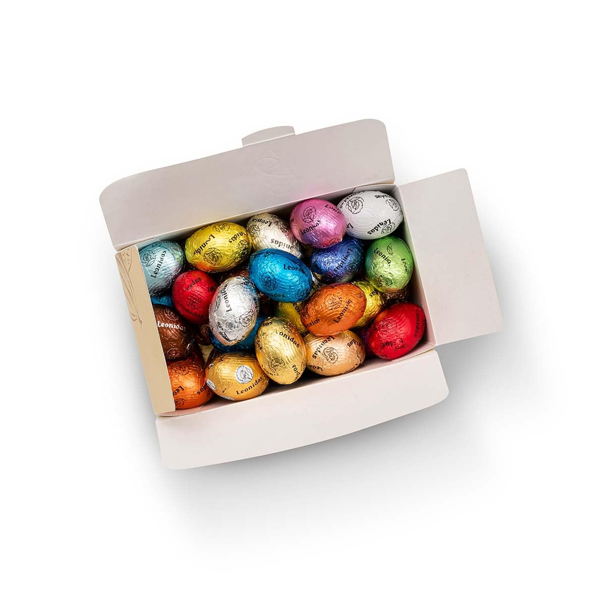 Easter Mini Eggs Dark Chocolate Only Assortment, 20 Pieces – Belgian Dark Chocolate Mini Easter Eggs with Assorted Praline, Ganache & Caramel Fillings