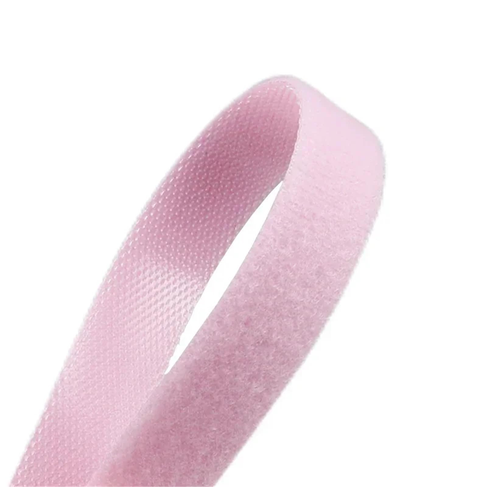 Bridas de nylon con clip, Bridas for cables liberables tipo T rosa, 1000 unidades, varios tamaños(250mm)