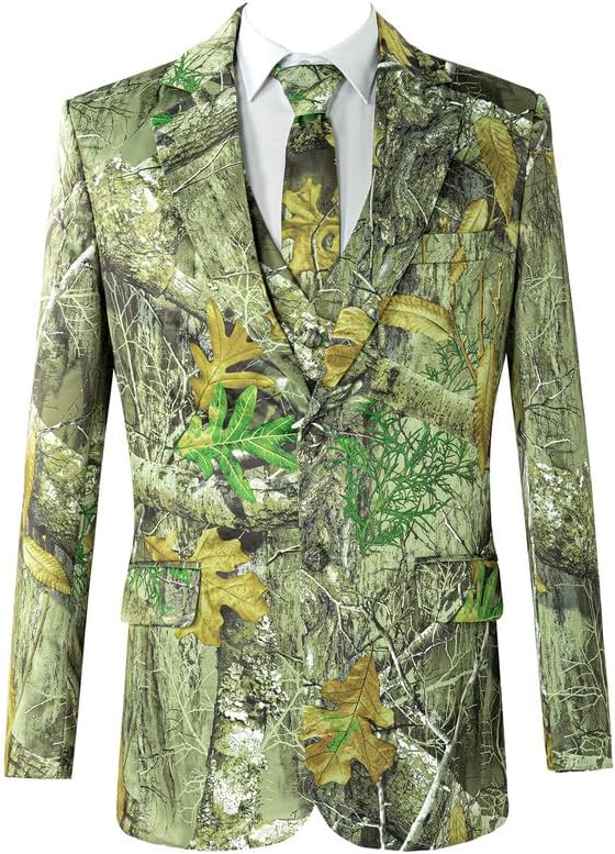 Mens Suit Jacket Floral Printed Two Button Casual Regular Notched Lapel Blazer