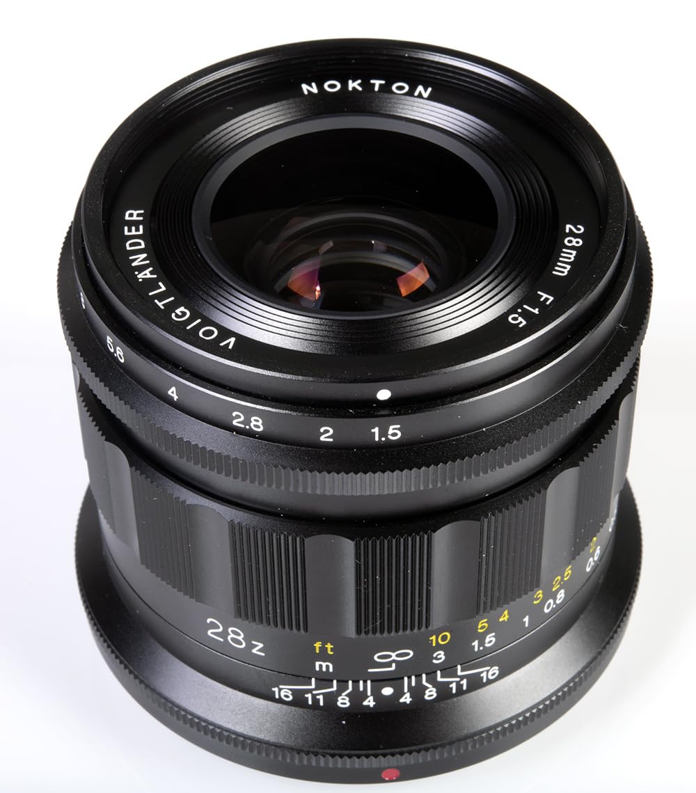 Amazon.com : Voigtlander Nokton 28mm f/1.5 Aspherical Lens for