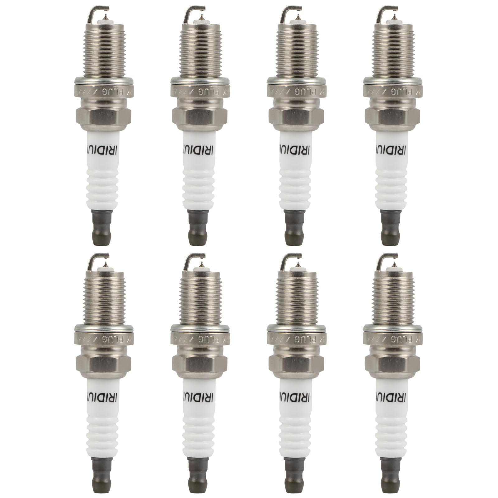 ECCPP Spark Plug Platinum Iridium Fit for Jaguar for S-Type 2003-2008,for Land Rover for Range Rover Spor 2006-2009 Replacement for 7866 (8 Spark Plugs)