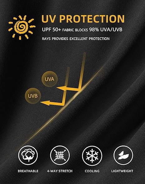 Men's Short Sleeve UPF 50+ Swim Shirt Rash Guard SPF UV Sun Protection Quick Dry T-Shirts Water Beach Shirt3