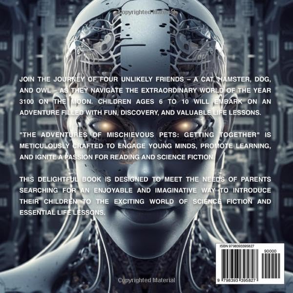 Miniatura 2 de The Adventures of Mischievous Pets Getting Together A year 3000 space science fiction story for children, where pets confront a sequence of