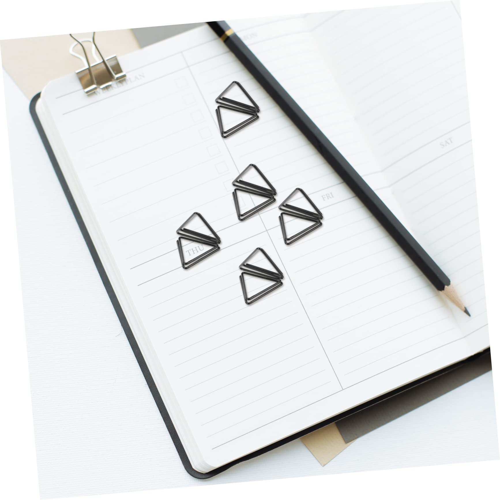 TEHAUX 80pièces Porte-cartes Triangulaires Pour Tables Clips à Photos Et Mémo Pour Décoration De Mariage Et Événements
