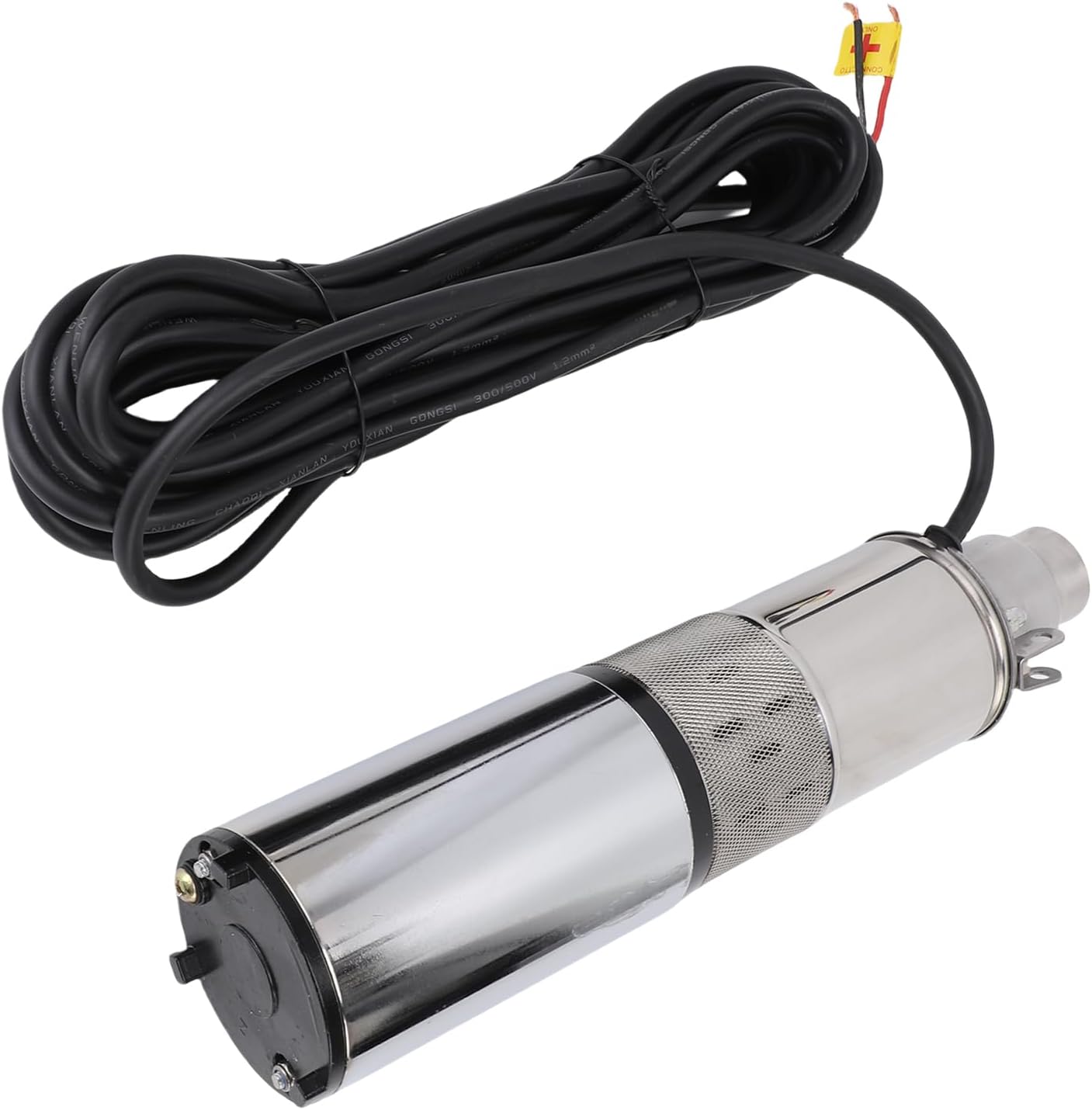 WALFRONT 260W Deep Well Submersible Pump, Stainless Steel Screw Pump, 40m Head Performance for Irrigation Applications