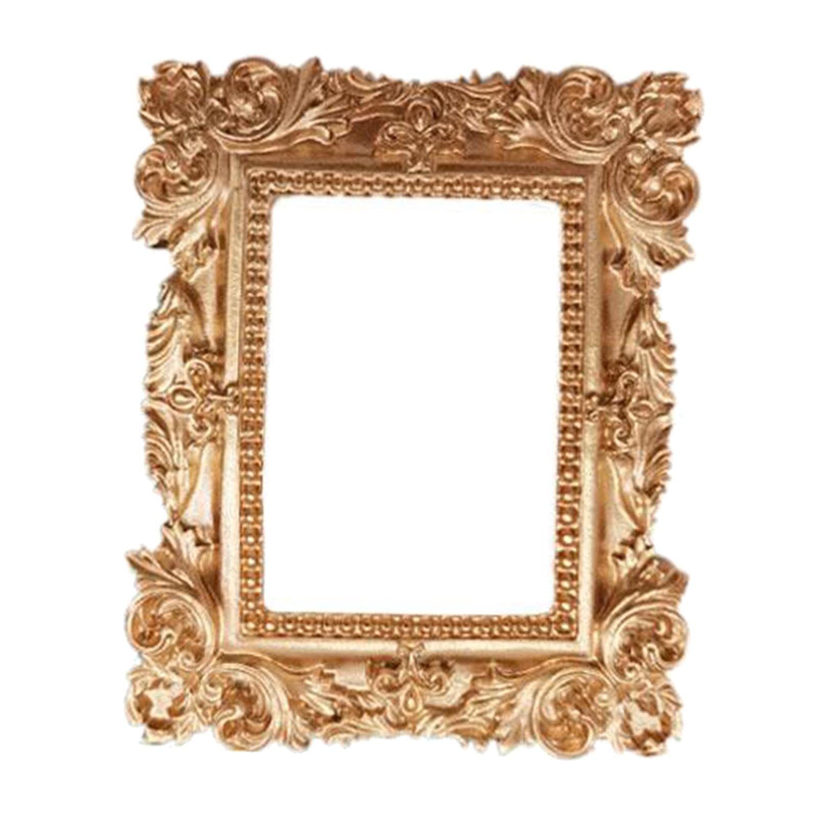 CALANDIS® Vintage Photo Frame Carved Lace Resin Mini Picture Frame
