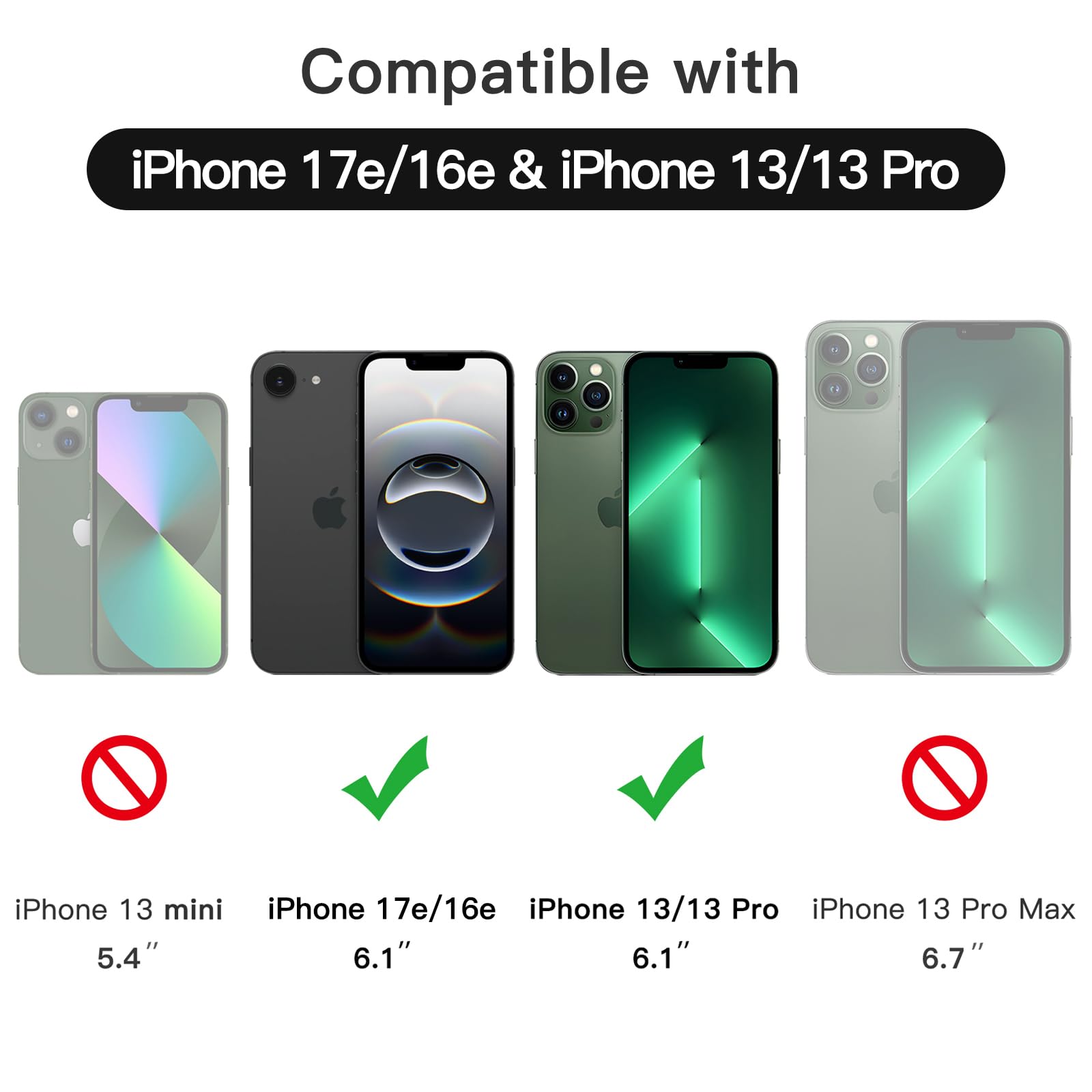 JETech Pellicola Protettiva per iPhone 14 Plus 6,7 Pollici, Protezione