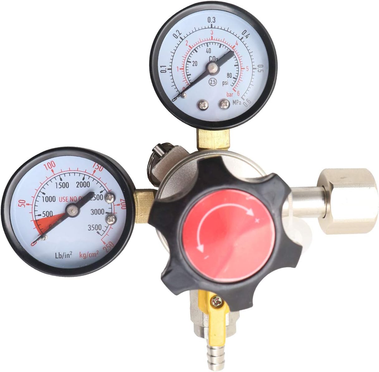 TSTabc Durable CO2 Tank Regulator,Keg Regulator CO2