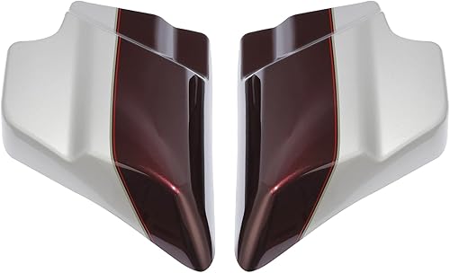 Miniatura 2 de TCT-MOTORPARTS Panel de cubierta lateral apto para Ultra Classic 18 Touring Twisted Cherry Silver Fortune