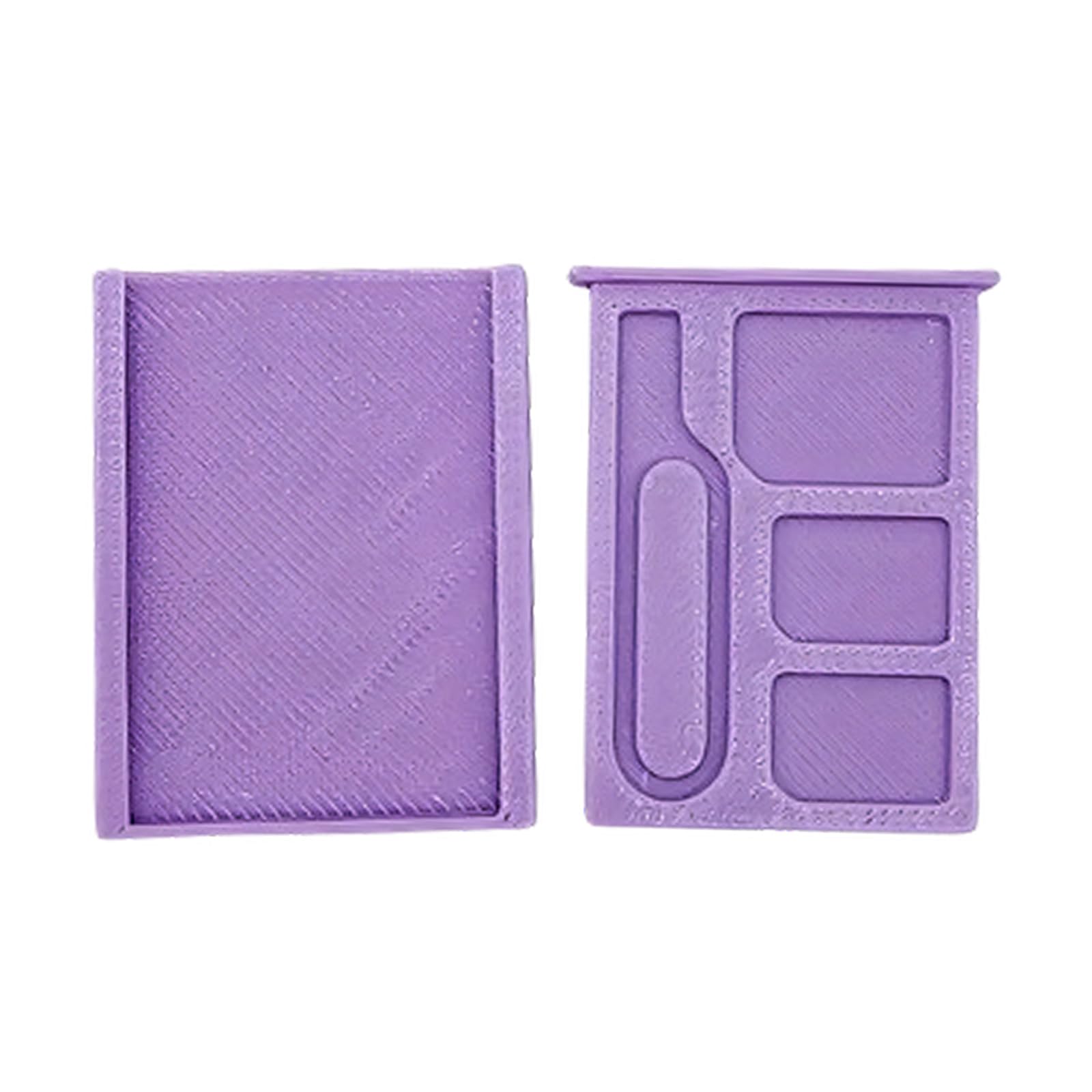 PANGBOER Portable Travel Card Organizers Box Craft of Polylactic Acid for Standard Cards Travel Model Card Storage