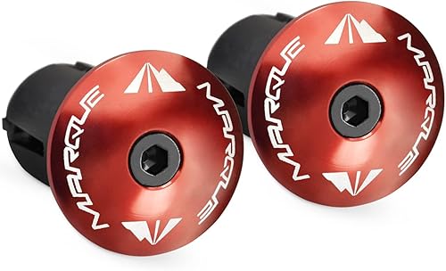 Miniatura 8 de MARQUE Alloy ENZ - Tapones para manillar de bicicleta de carretera, extremos de manillar de aluminio, tapones para barras de caída, tapas de cierre
