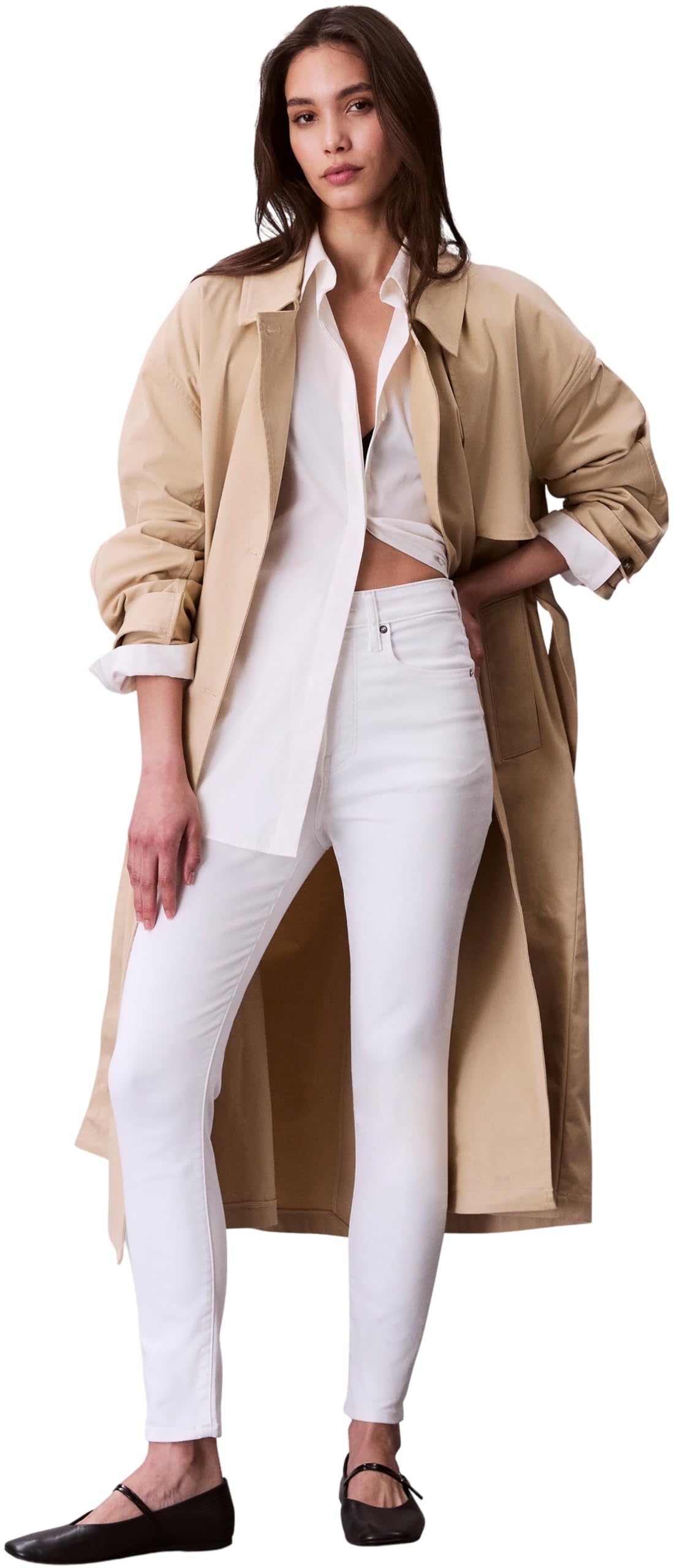 Calvin Klein Vaqueros Mujer Skinny Ankle Cintura Alta