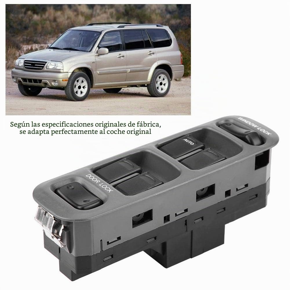 Yctze para botones elevalunas vitara maquina de vidrio grand vitara 99 Interruptor de elevalunas eléctrico, ABS Coche Frontal izquierdo Conductor Interruptor de control de elevalunas e