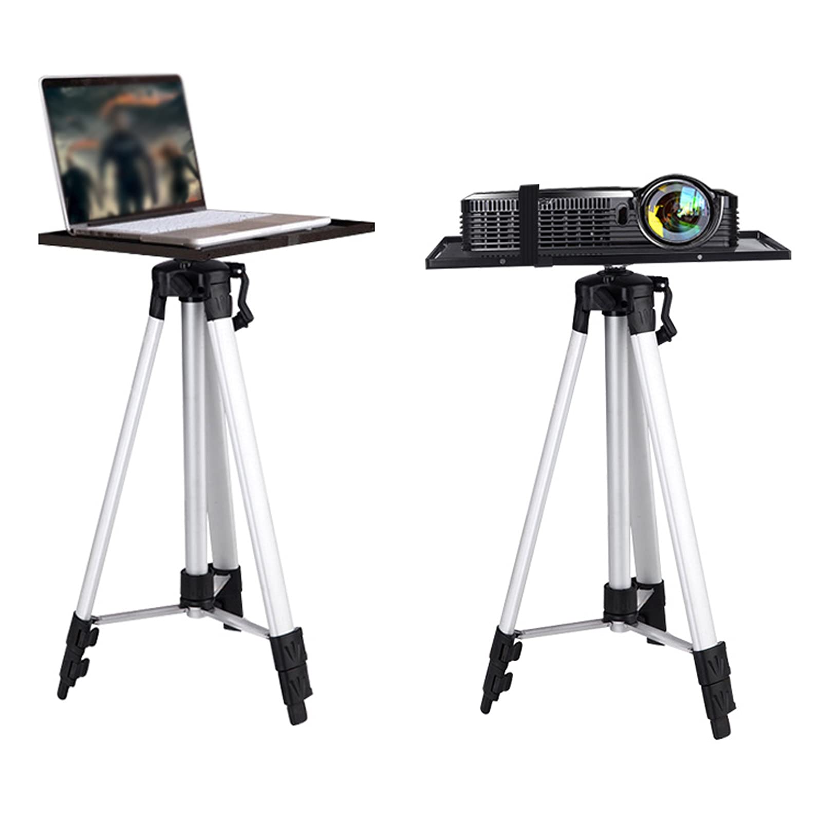 Stand del Proiettore, Supporto Regolabile Proiettore Mount Treppied Projector Proiettore Treppiede Stand Laptop Treppiede Stand Pieghevole Piano Piano Treppiede Altezza regolabile da 20,99 a 53,5 poll