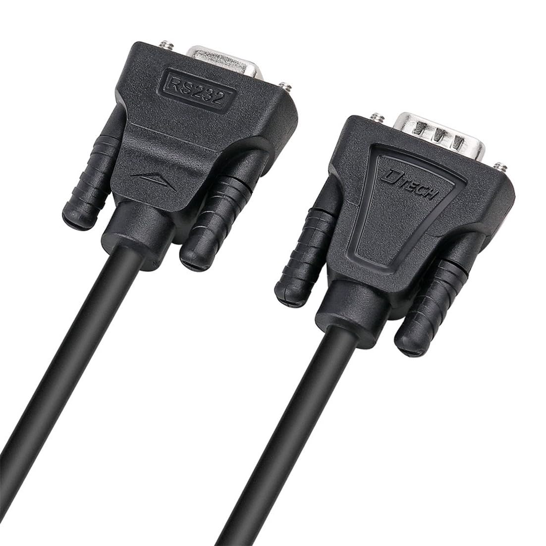DTECH Cavo seriale da maschio a femmina RS232, prolunga a 9 poli, dritto (5 m)