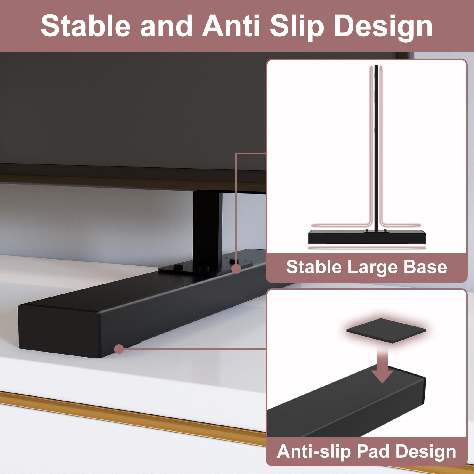 Amazon.com: Metal TV Stand Base for Pioneer TV Legs, Only