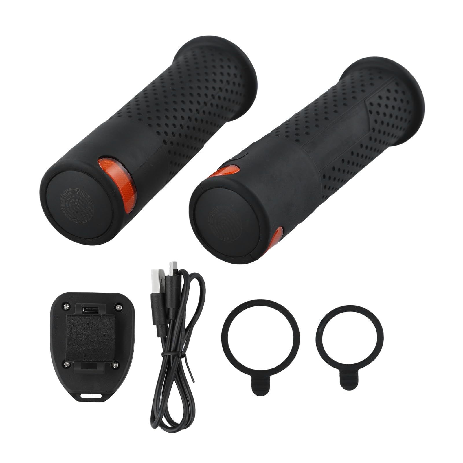 Poignées de guidon de scooter électrique avec clignotants, compatibles avec Xiaomi M365/Pro 1S/Pro 2/Mi3, lumières de sécurité antidérapantes