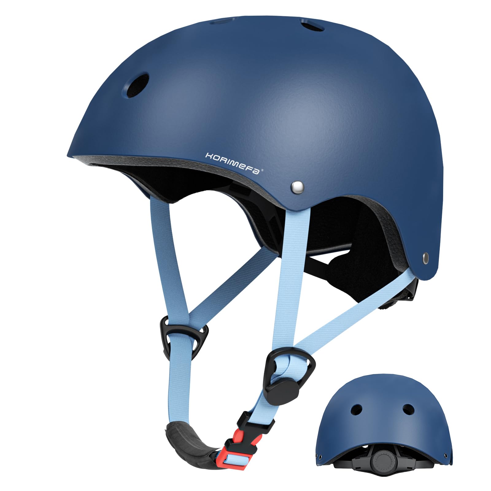 KORIMEFA Toddler Kids Helmet for Bike Scooter Skateboard Roller BMX Bicycle 2-13 Years Boy Girl, Impact-Resistant/Lightweight/Breathable/Adjustable, 46-58cm — image 1