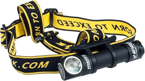 Armytek Wizard Pro v3 XHP50 (blanco) - Faro frontal recargable con imán USB -2300 lúmenes