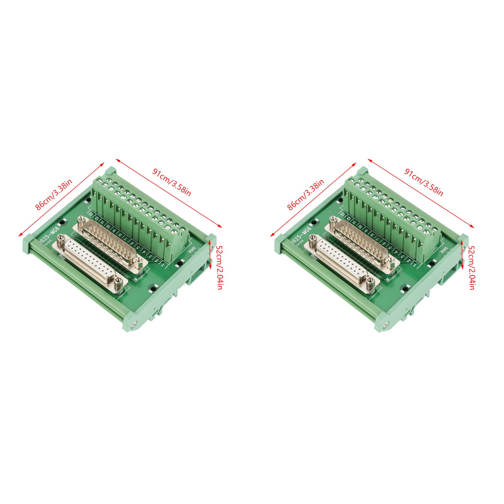 Module DB25 mâle femelle Eujgoov pour supprimer les soudures de câblage