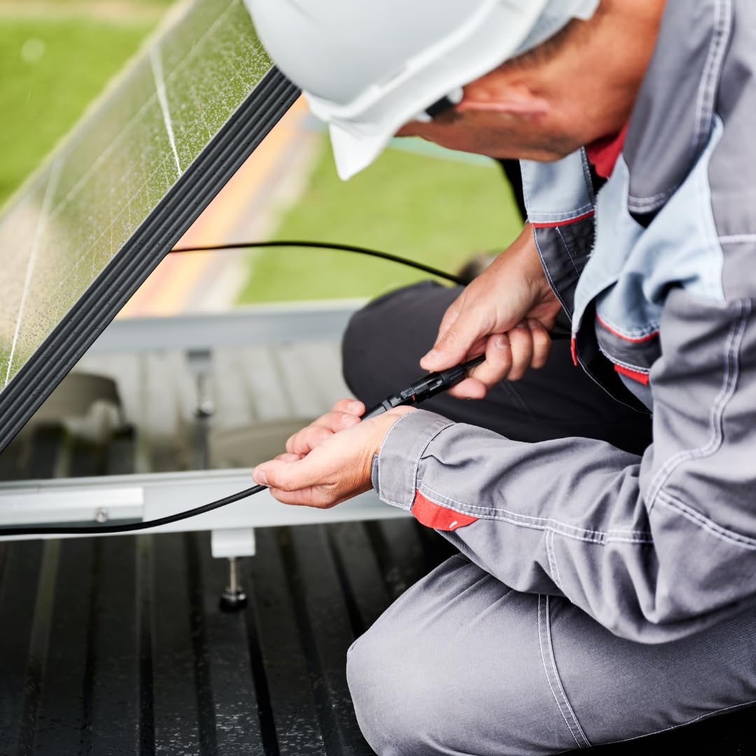 HELUKABEL Konektor solarny Złącze fotowoltaiczne Gniazdo + wtyk MC4 Made in Germany (x10)