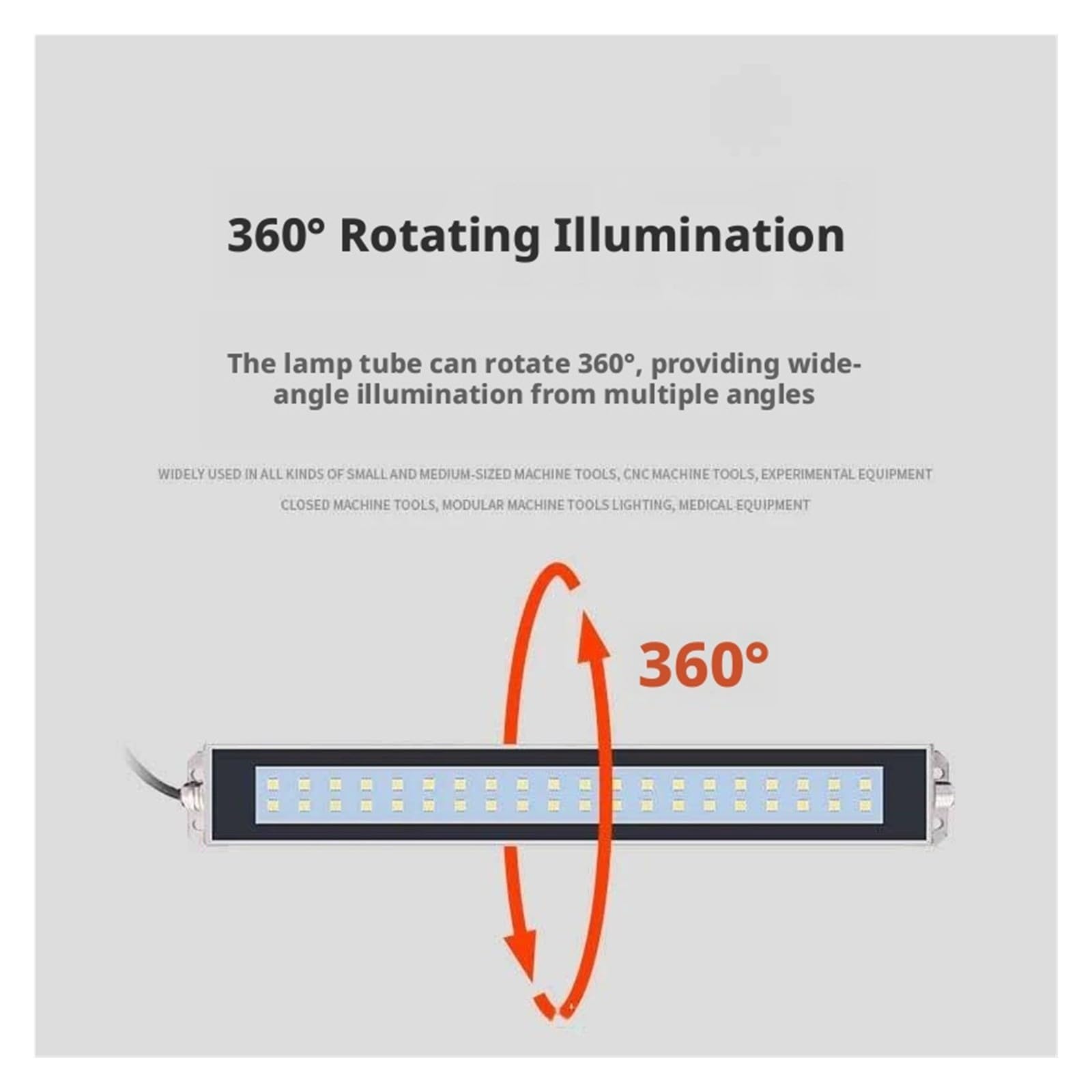 Światło Robocze LED Obrabiarki Ze Stopu Aluminium IP67