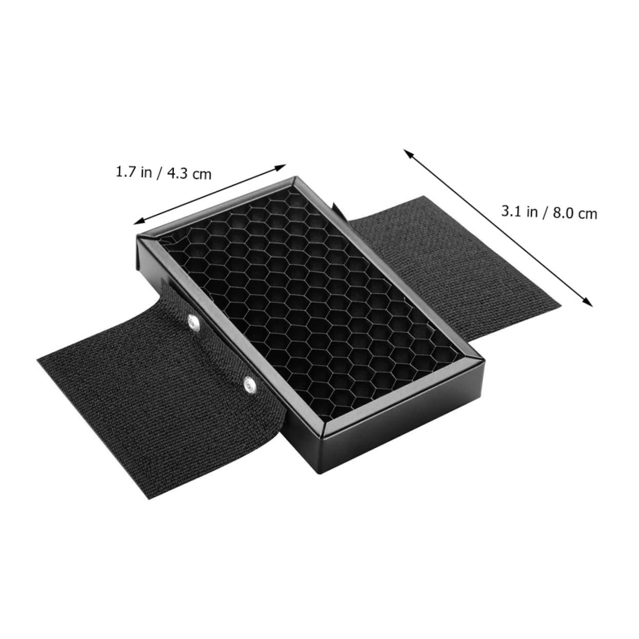 Lurrose Flash Spot Filter Grid Honeycomb Light Diffuser Photography Accessory for Network Metal Material Quick Release Hood