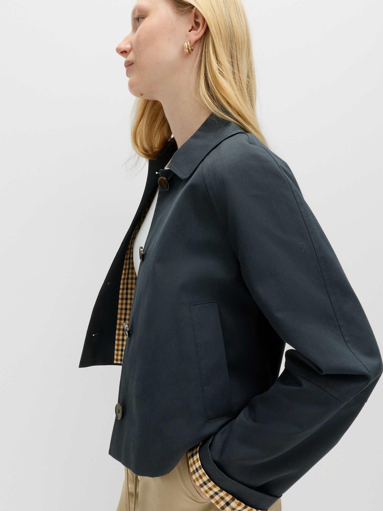 Marks & Spencer Damen reine Baumwolle Mantel Regular