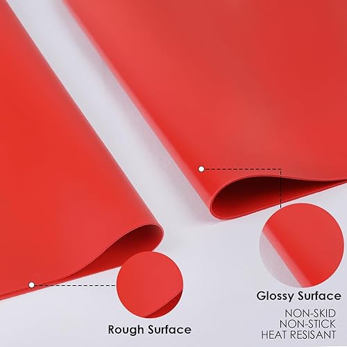 Miniatura 7 de Tapetes de silicona extra grandes para encimera de cocina, manteles individuales de silicona de grado alimenticio para niños, tapete de silicona