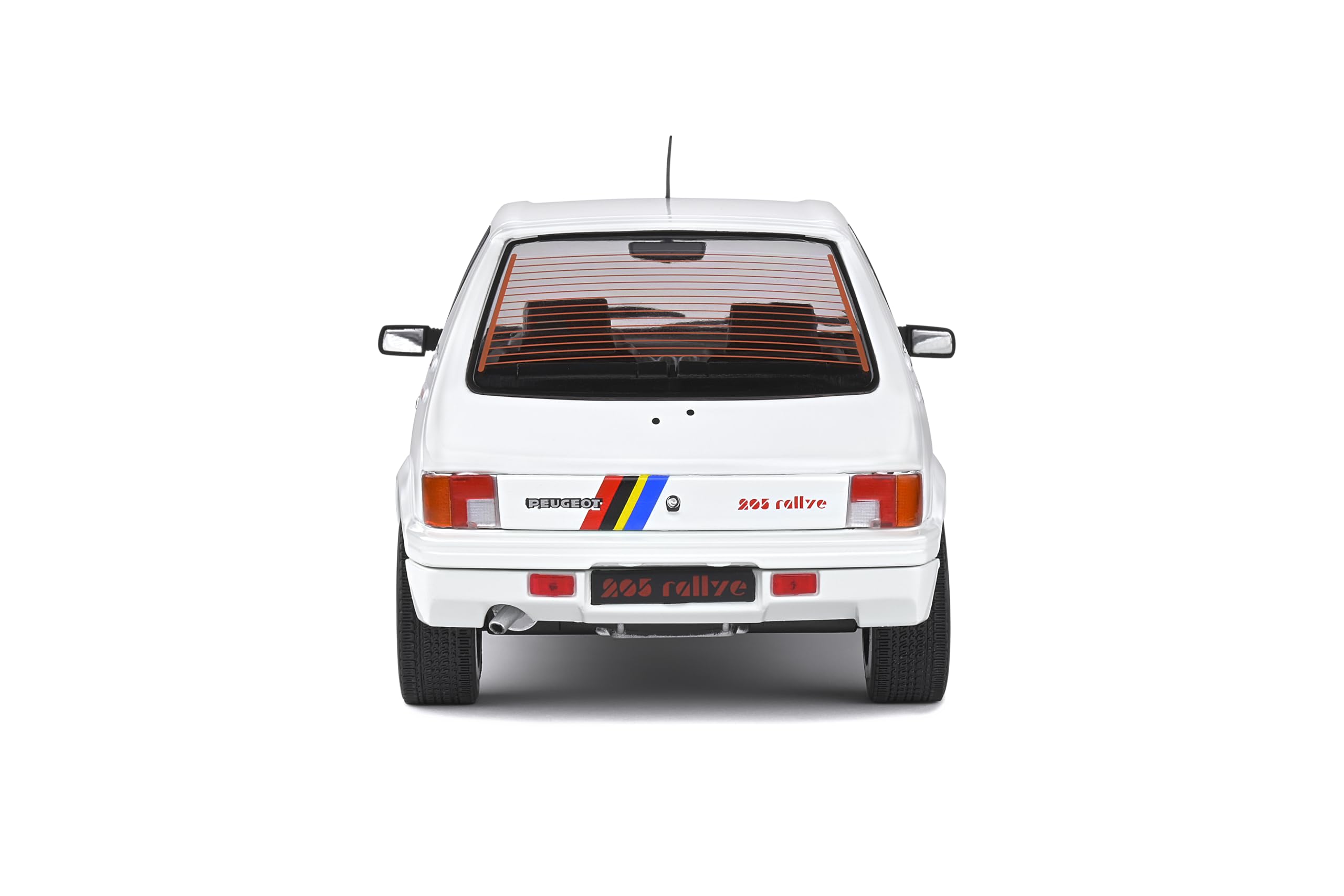 Solido 421184400 - Maqueta de Coche Peugeot 205 Rallye 1987 421184400-1 (Escala 1:18), Color Blanco