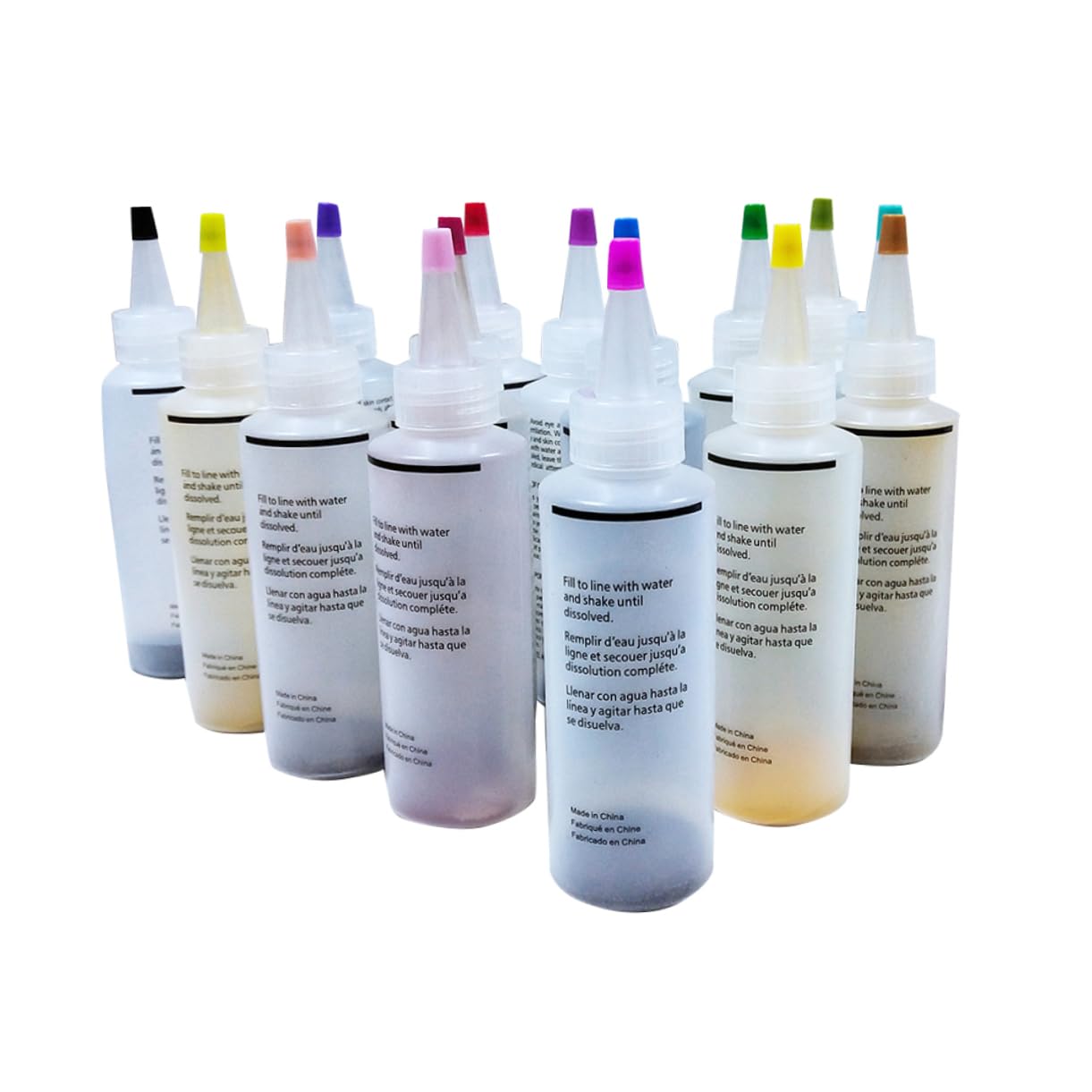 ULDIGI DIY Tie Dye Paint Kit 18 Solid Pigments No Mixing Needed Safe for Children Ideal Present for Family Friends