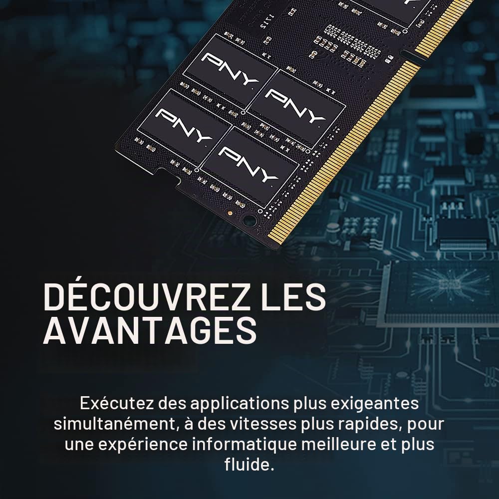 PNY Performance 16Go DDR4 3200MHz Mémoire Portable