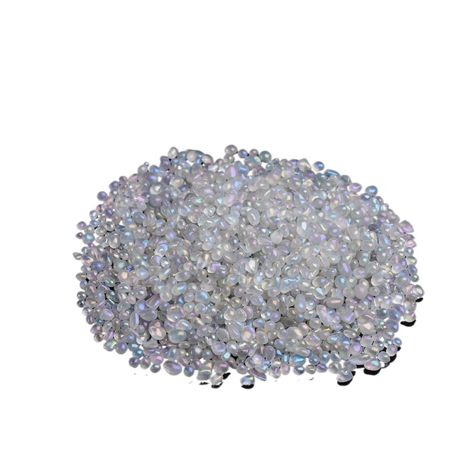 Fragment kryształu, Podłoże żwirowe do akwarium Kryształowe kamienie kwarcowe Multicolor 5-15mm 50/100g(Color 4,100g)