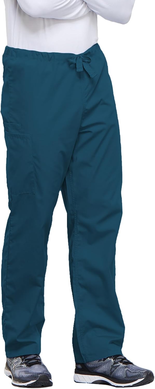Cherokee Unisex Scrub Pants for Men & Women Drawstring Cargo Medical Uniform Straight Leg Nursing Scrub Bottoms - 4100 - Image 4
